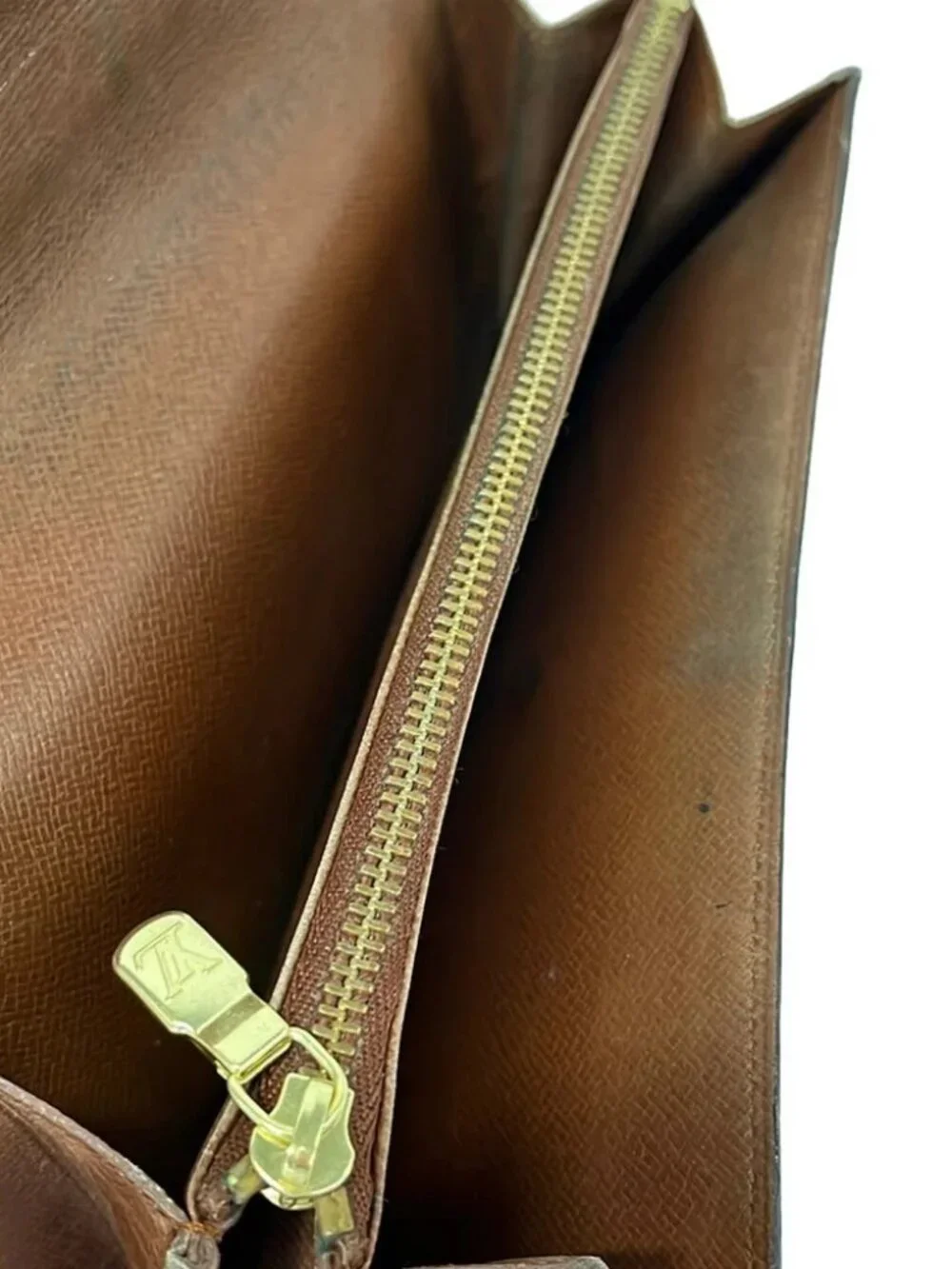 LOUIS VUITTON Pochette Porte Monnaie Credit M61725 Monogram 882AN Long Wallet